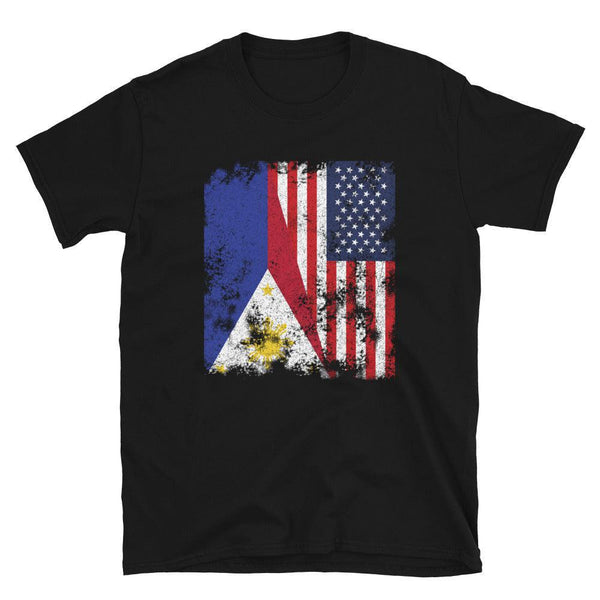 Philippines USA Flag - Half American T-Shirt