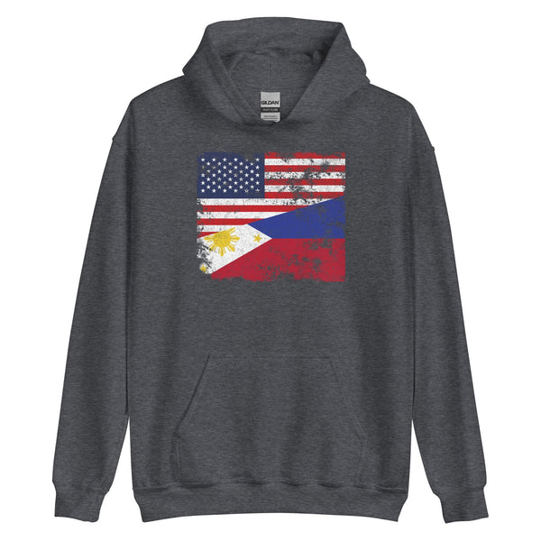 Philippines USA Flag Hoodie