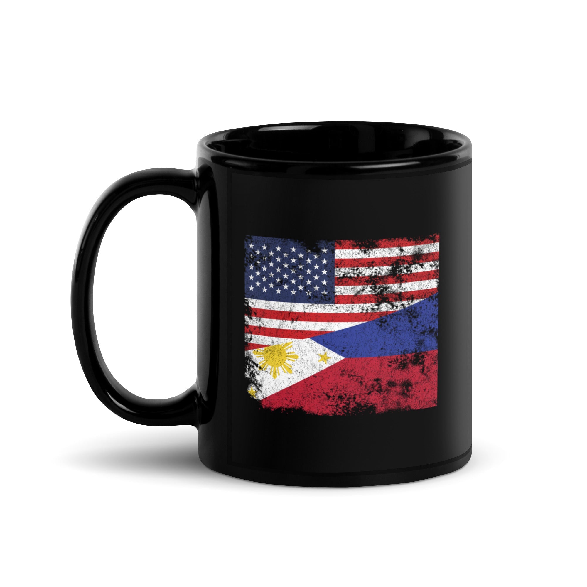 Philippines USA Flag Mug