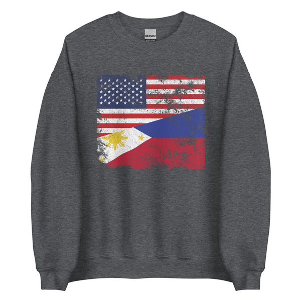 Philippines USA Flag Sweatshirt