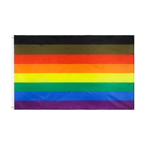 Philly Pride Flag - 90x150cm(3x5ft) - 60x90cm(2x3ft) - LGBTQIA2S+