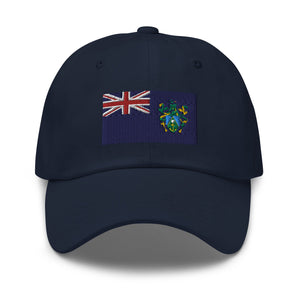 Pitcairn Islands Flag Cap - Adjustable Embroidered Dad Hat