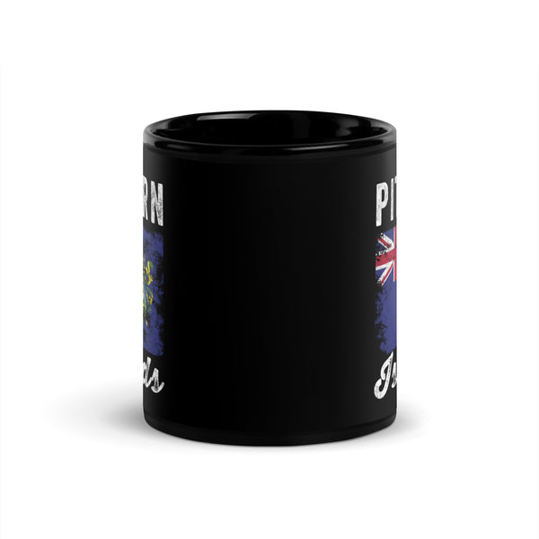 Pitcairn Islands Flag Distressed Mug