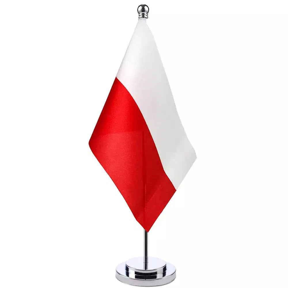 Poland Desk Flag - Small Office Table Flag