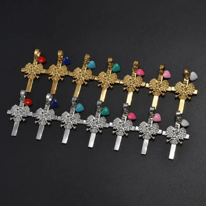 Poland Eagle Cross With Heart Pendant Necklace Collection