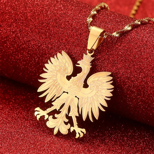 Poland Eagle Pendant Necklace