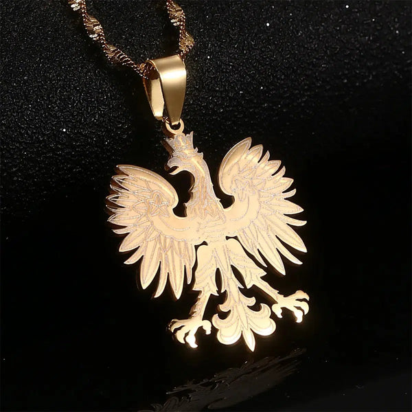 Poland Eagle Pendant Necklace