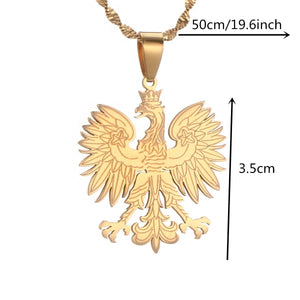 Poland Eagle Pendant Necklace