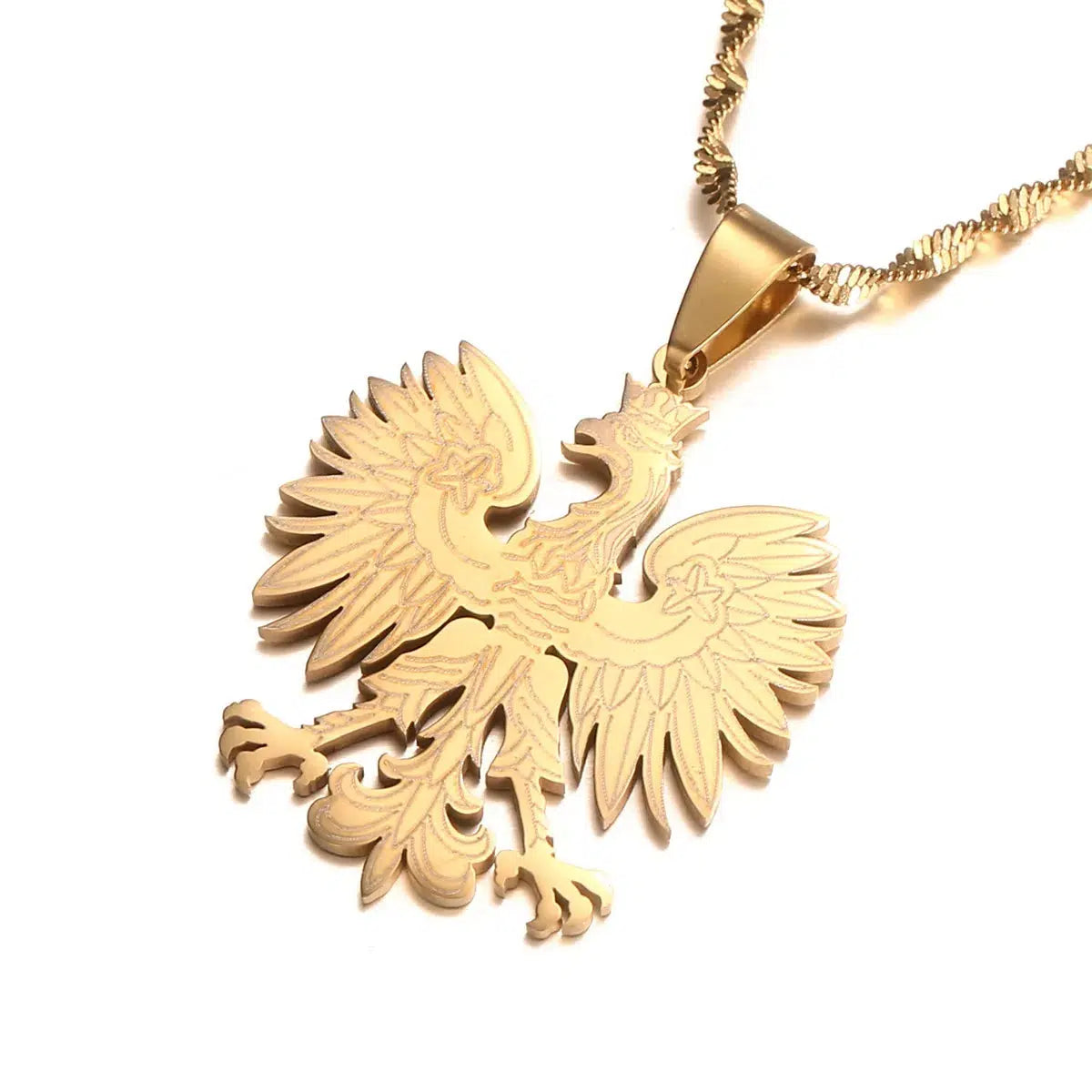 Poland Eagle Pendant Necklace