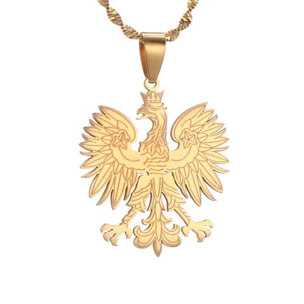 Poland Eagle Pendant Necklace