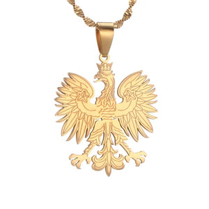 Poland Eagle Pendant Necklace