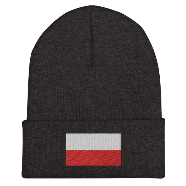 Poland Flag Beanie - Embroidered Winter Hat