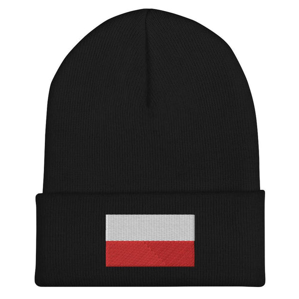 Poland Flag Beanie - Embroidered Winter Hat