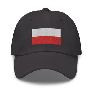 Poland Flag Cap - Adjustable Embroidered Dad Hat