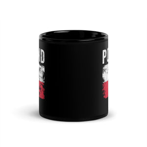 Poland Flag Distressed - Polish Flag Mug