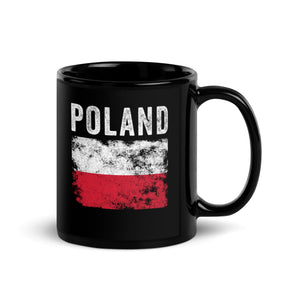 Poland Flag Distressed - Polish Flag Mug