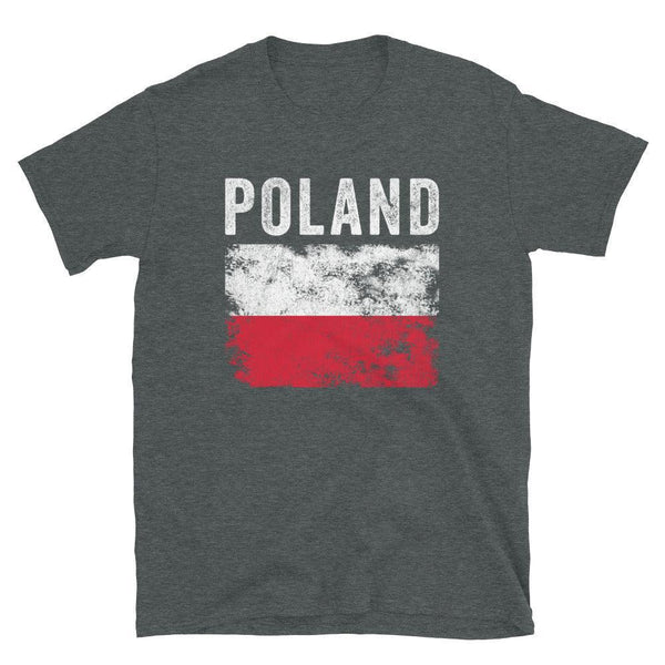 Poland Flag Distressed - Polish Flag T-Shirt