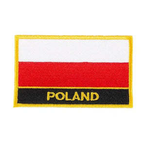 Poland Flag Patch - Sew On/Iron On Patch