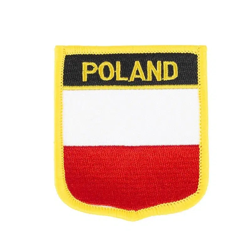 Poland Flag Patch - Sew On/Iron On Patch