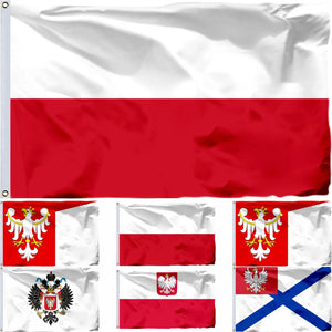 Poland Flags - 90x150cm(3x5ft) - 60x90cm(2x3ft)