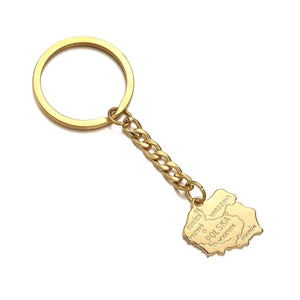 Poland Map Keychain