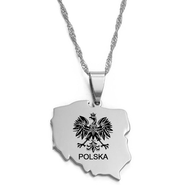 Poland Map Necklace