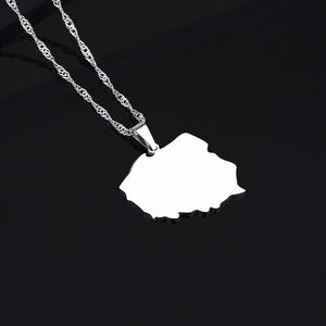 Poland Map Necklace