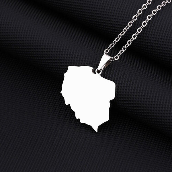 Poland Map Necklace