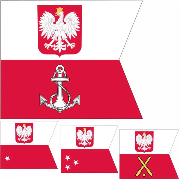 Poland Navy Flags