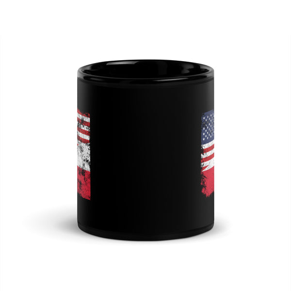 Poland USA Flag Mug