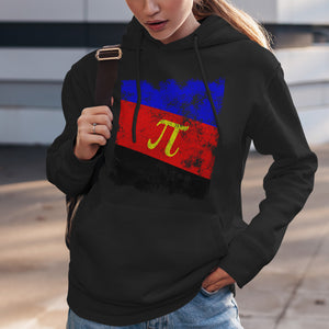 Polyamorous Flag - Distressed LGBT+ Hoodie