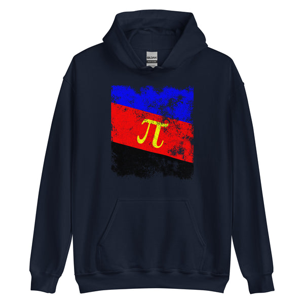 Polyamorous Flag - Distressed LGBT+ Hoodie