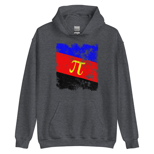 Polyamorous Flag - Distressed LGBT+ Hoodie