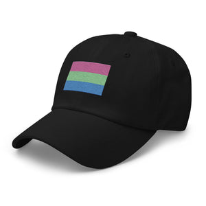 Polysexual Flag Cap - Adjustable Embroidered LGBT+ Dad Hat