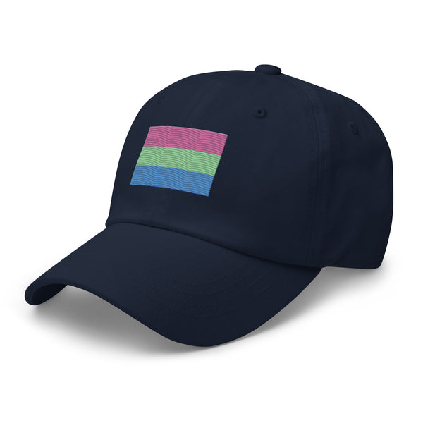 Polysexual Flag Cap - Adjustable Embroidered LGBT+ Dad Hat