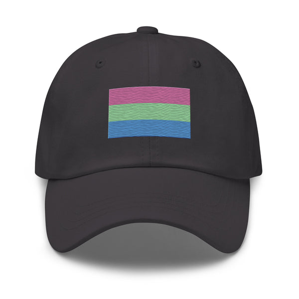 Polysexual Flag Cap - Adjustable Embroidered LGBT+ Dad Hat