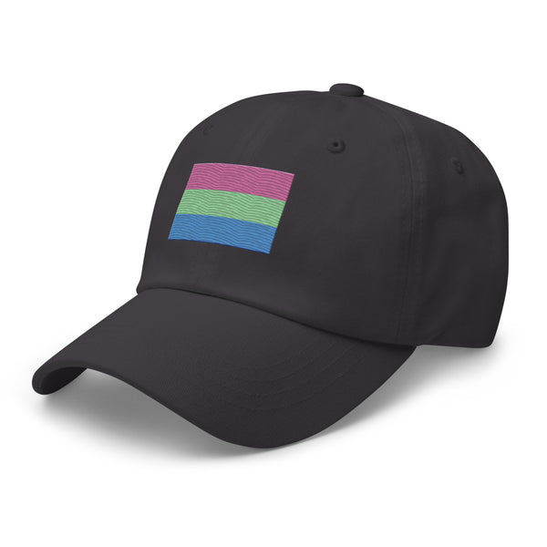 Polysexual Flag Cap - Adjustable Embroidered LGBT+ Dad Hat
