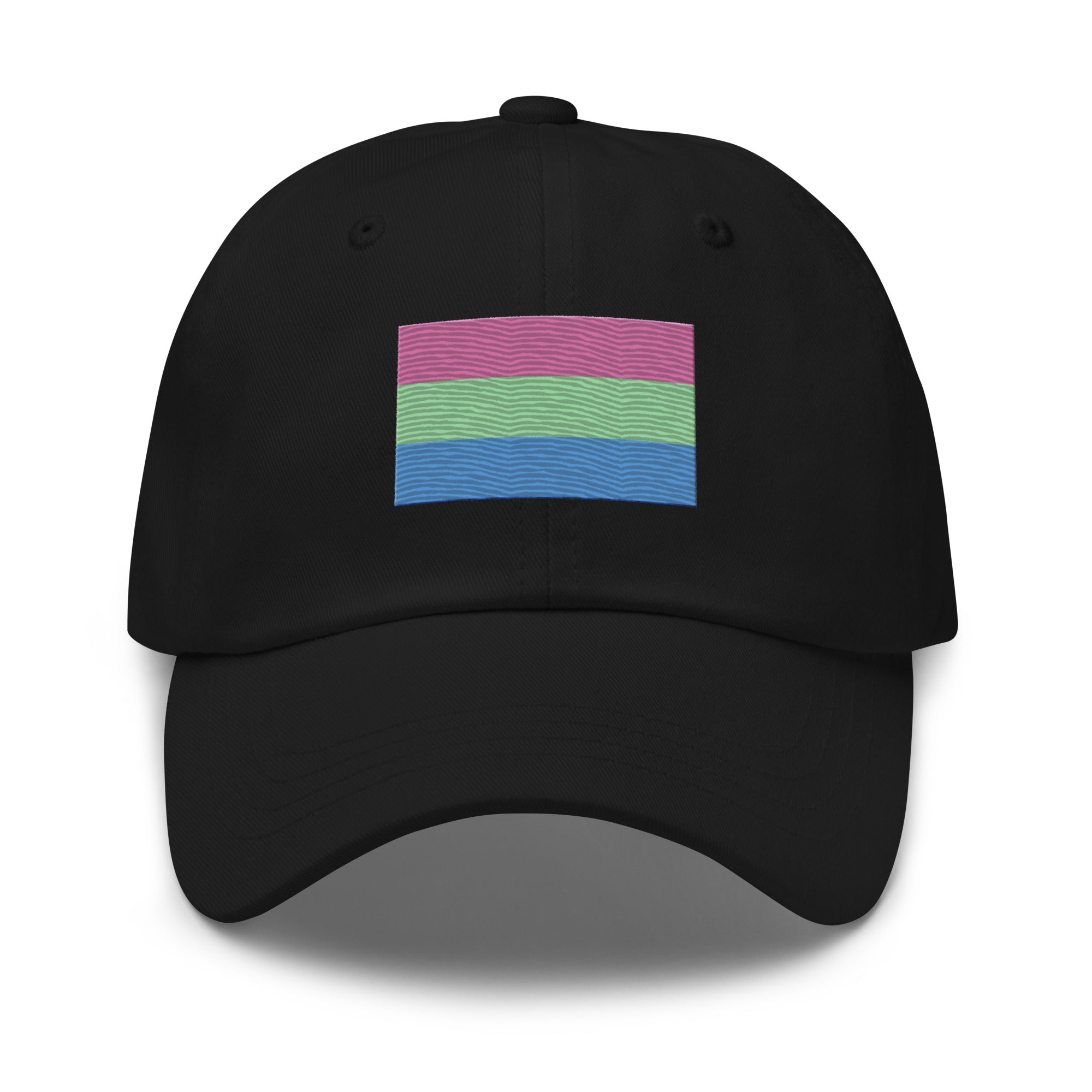 Polysexual Flag Cap - Adjustable Embroidered LGBT+ Dad Hat