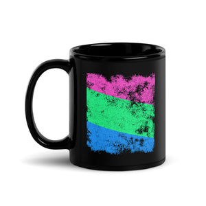 Polysexual Flag - Distressed LGBT+ Mug
