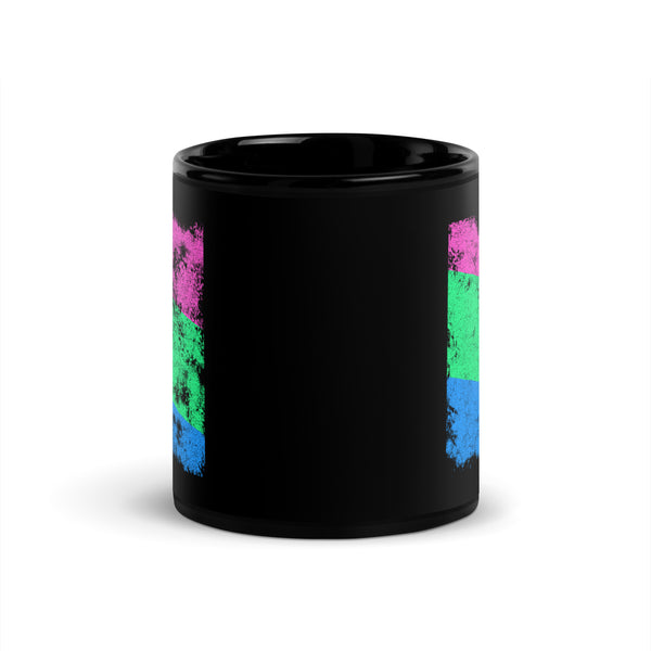 Polysexual Flag - Distressed LGBT+ Mug