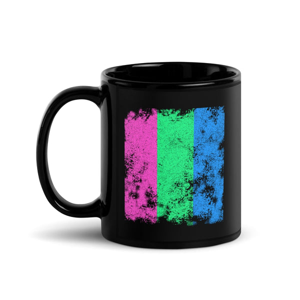 Polysexual Flag - Distressed LGBTQIA2S+ Mug