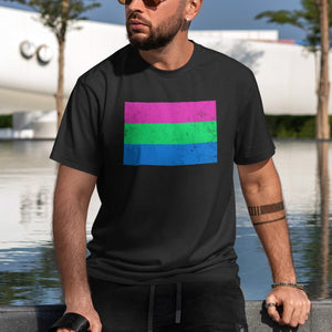 Polysexual Flag - LGBT+ T-Shirt