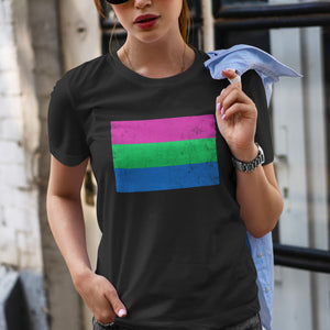 Polysexual Flag - LGBT+ T-Shirt