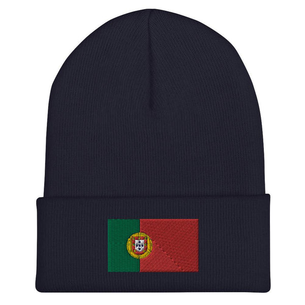 Portugal Flag Beanie - Embroidered Winter Hat