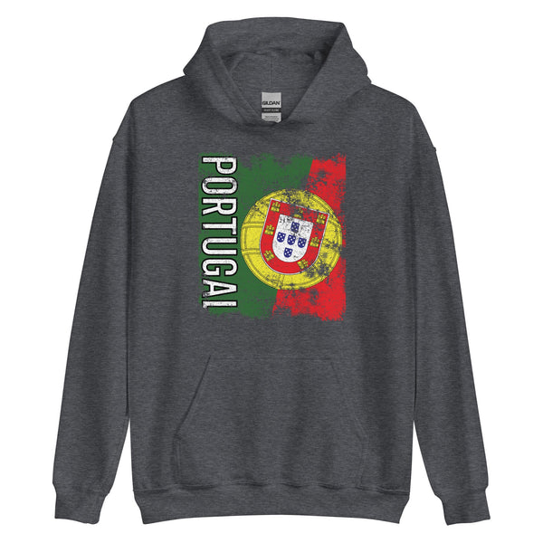 Portugal Flag - Distressed Flag Hoodie