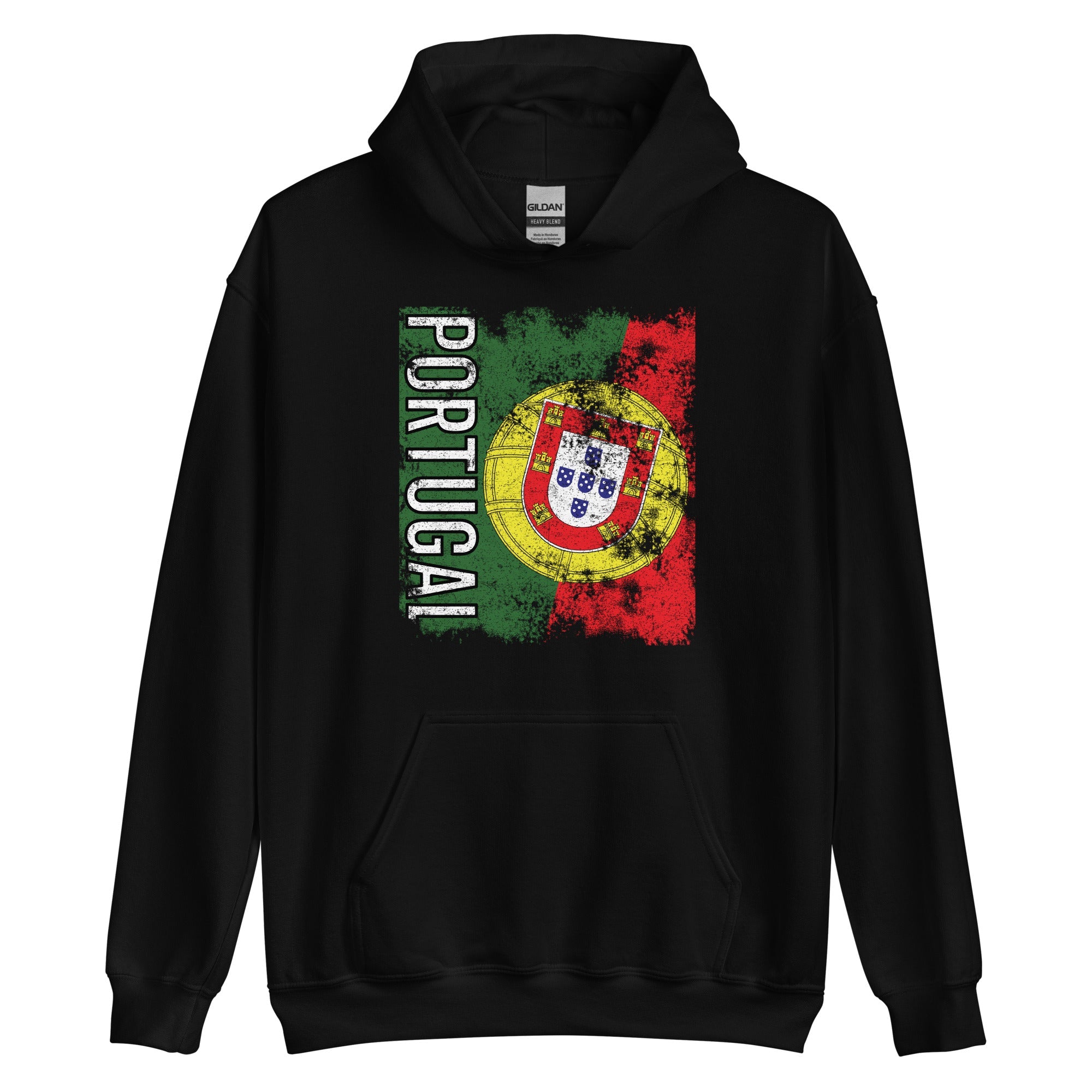 Portugal Flag - Distressed Flag Hoodie