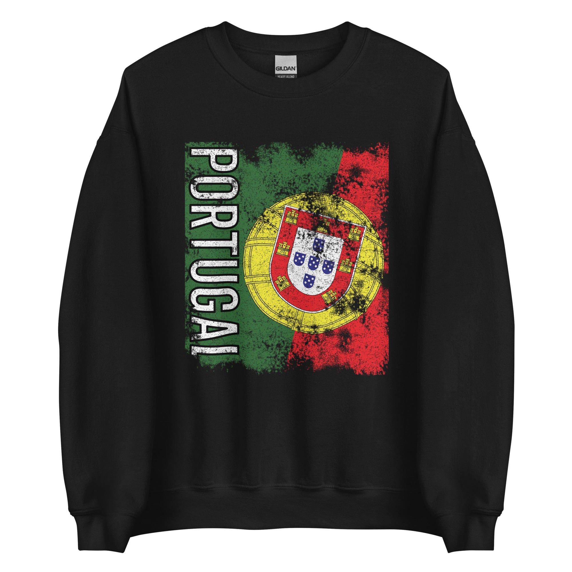 Portugal Flag - Distressed Flag Sweatshirt