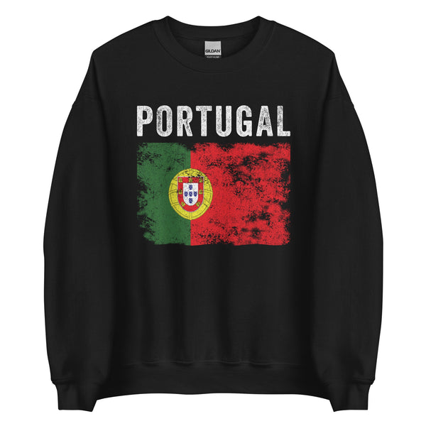 Portugal Flag Distressed Portuguese Flag Sweatshirt