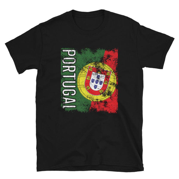 Portugal Flag Distressed T-Shirt
