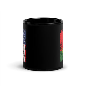 Portugal USA Flag - Half American Mug